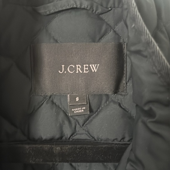 J. Crew Dark navy Quilted Outerwear size small - Picture 2 of 4